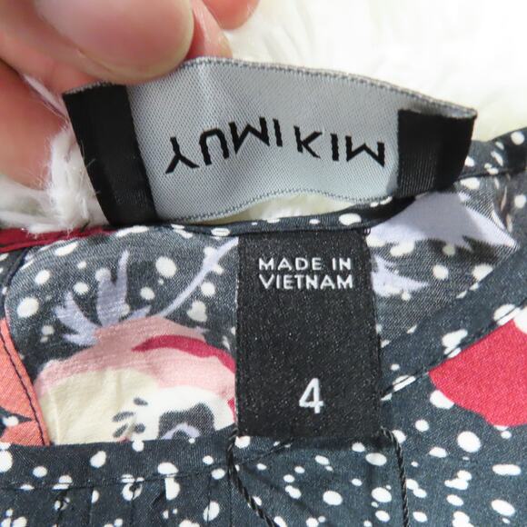 Yumi Kim Granada Puffy Sleeve Fit and Flare Sweet Darling Midi Dress Size 4 - Picture 10 of 10